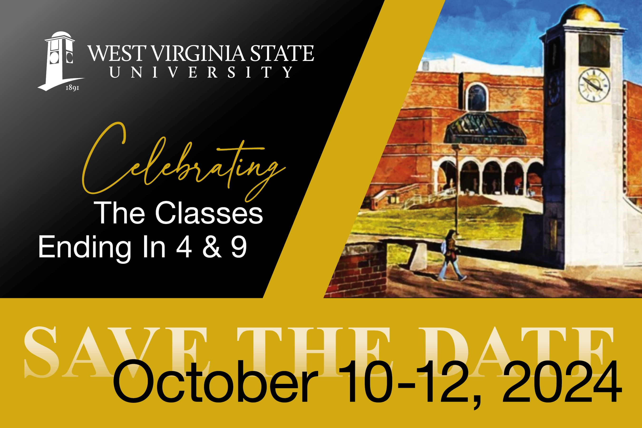 West Virginia State University Homecoming logo